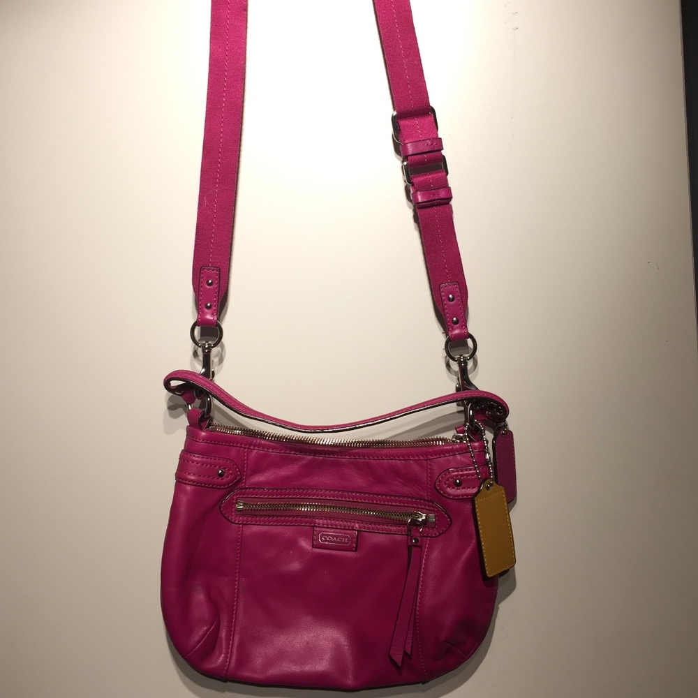 Pink Cross Body Coach Purse